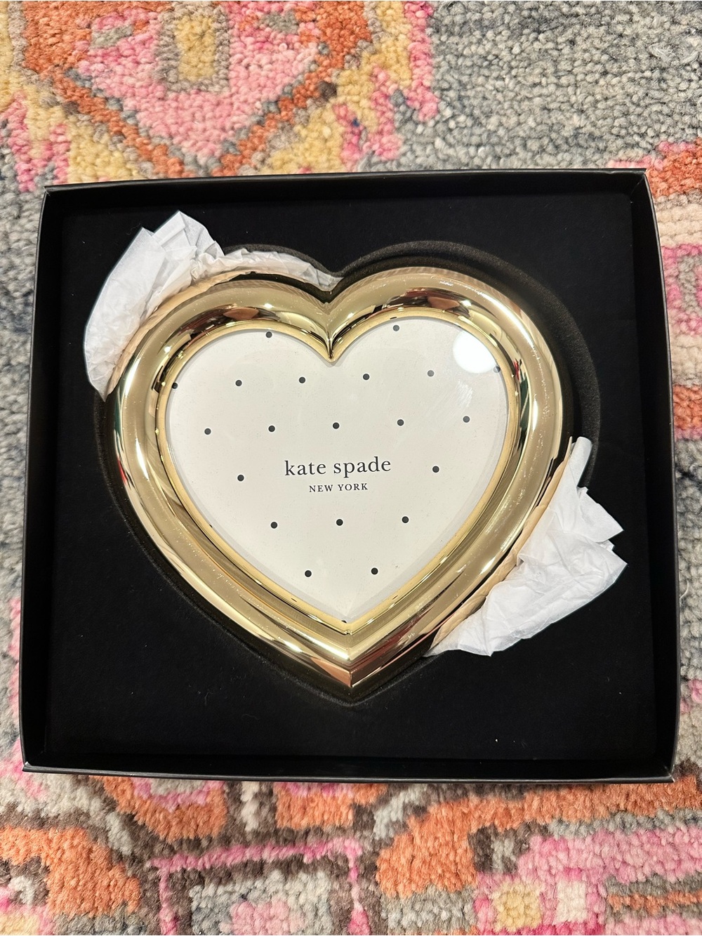 Kate Spade New York Gold Heart Picture Frame – Brand New in Box
